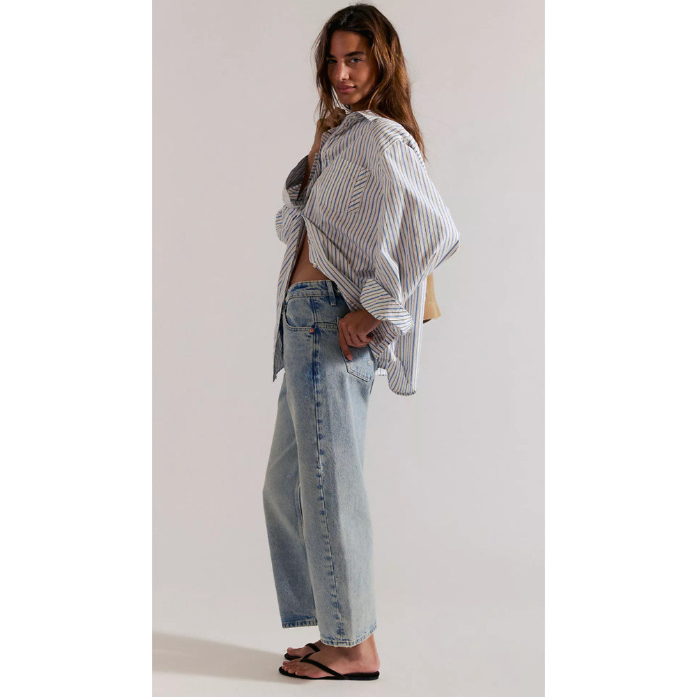 WE THE FREE Deep Trance Dropped Boyfriend Jeans 28 NWT - Picture 3 of 5